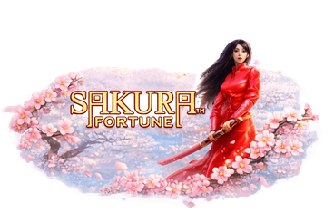 Sakura Fortune slot Quickspin japońska wojowniczka wiśniowe symbole respiny